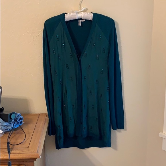 Blink London SM Teal ButtonUp Cardigan - Picture 3 of 3